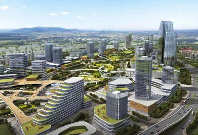 大慶西站站前地區(qū)城市設計