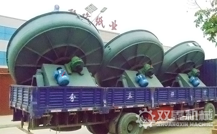 圓盤造粒機(jī)發(fā)貨現(xiàn)場